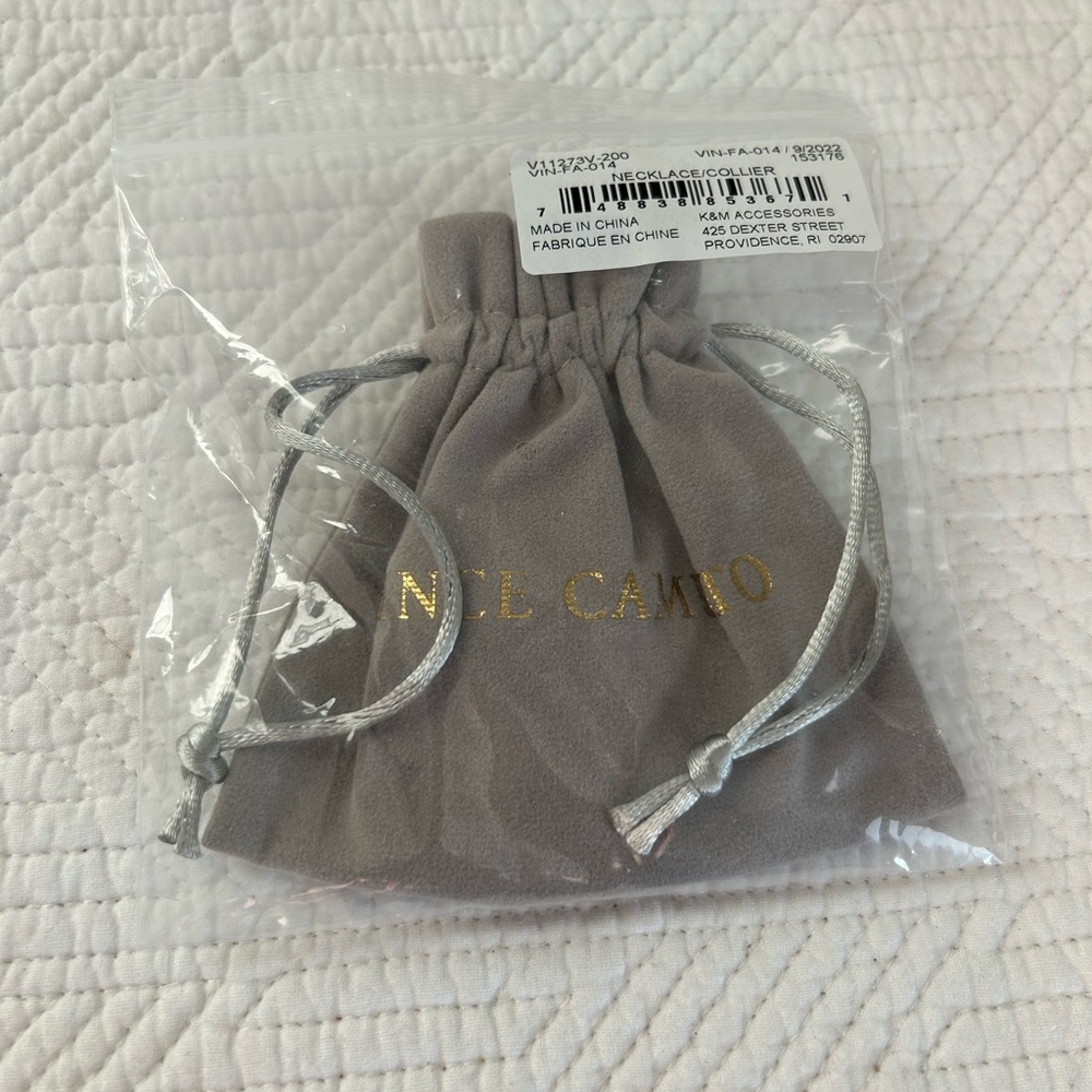 Vince CAMUTO Necklace/Collier Blue Ombré Necklace W/Pouch - Picture 4 of 12